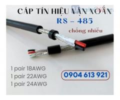 Dây cáp tín hiệu RS485 vặn xoắn chống nhiễu 1 pair 24AWG/ 22AWG/ 18AWG