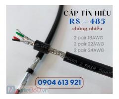 Dây cáp tín hiệu RS485 vặn xoắn chống nhiễu 1 pair 24AWG/ 22AWG/ 18AWG