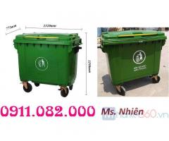 Thùng rác phân loại giá rẻ- sỉ lẻ thùng rác 120l, 240, thùng rác ngoài trời