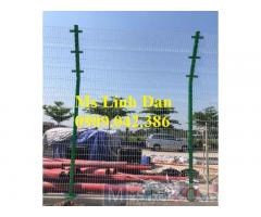 Lưới thép hàng rào mạ kẽm nhúng nóng, hàng rào mạ kẽm, hàng rào lưới thép tại Long An