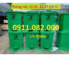 Thanh lý cuối năm thùng rác y tế, thùng rác nhựa 120l 240l 660l giá rẻ ưu đãi-