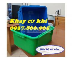 Hộp cơ khí, khay nhựa hình vuông, khay đựng đồ cơ khí, khay phân loại, thùng nhựa a3