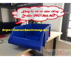 Khay A9 đựng phụ tùng ô tô, khay công nghiệp tại hà nội, khay nhựa có chân chống, kẹ dụng cụ