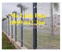 Tổng đai lý phân phối Hàng rào mạ kẽm bảo vệ khu công nghiệp, lưới thép hàng rào mạ kẽm sơn tĩnh điện