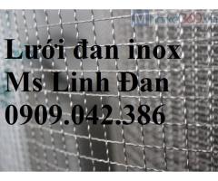 Nhà máy sản xuất Lưới đan inox ô 1,5cm x1,5cm