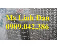 Chuyên sản xuất cung cấp Lưới đan inox 304 dây 1ly ô 10x10mm
