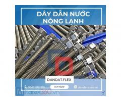 Ống cấp nước nóng lạnh, ống mềm inox dẫn nước nóng lạnh, dây dẫn nước inox 304, dây dẫn nước inox chịu nhiệt, dây cấp nước thiết bị xông hơi