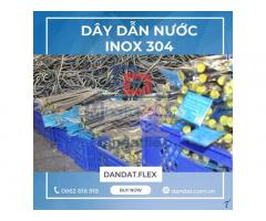 Ống cấp nước nóng lạnh, ống mềm inox dẫn nước nóng lạnh, dây dẫn nước inox 304, dây dẫn nước inox chịu nhiệt, dây cấp nước thiết bị xông hơi