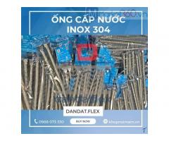 Ống cấp nước nóng lạnh, ống mềm inox dẫn nước nóng lạnh, dây dẫn nước inox 304, dây dẫn nước inox chịu nhiệt, dây cấp nước thiết bị xông hơi