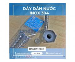 Ống cấp nước nóng lạnh, ống mềm inox dẫn nước nóng lạnh, dây dẫn nước inox 304, dây dẫn nước inox chịu nhiệt, dây cấp nước thiết bị xông hơi