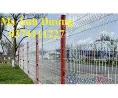 Hàng rào lưới thép mạ kẽm sơn tĩnh điên, mạ kẽm nhúng nóng sản xuất theo kích thước yêu cầu