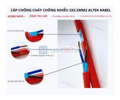 Cáp chống cháy chống nhiễu 2x2.5 + E