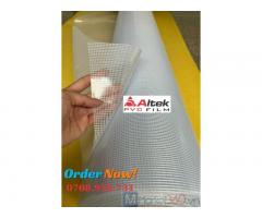 Cuộn màng nhựa pvc lưới sợi polyester