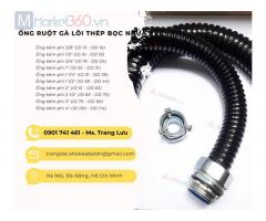 Ống ruột gà lõi thép bọc nhựa pvc phi 50 - 1 1/2 inch