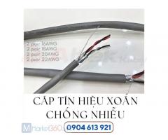 Cáp tín hiệu/ cáp điều khiển 2 pair 16AWG/18AWG/20AWG/22AWG Altek Kabel