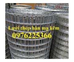 Lưới thép mạ kẽm hàn ô vuông D2, D3, D4