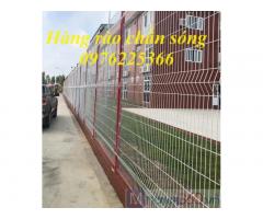 Mẫu hàng rào lưới thép sơn tĩnh điện , hàng rào mạ kẽm nhúng nóng mới 2024
