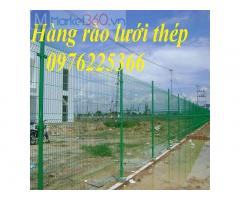 Mẫu hàng rào lưới thép sơn tĩnh điện , hàng rào mạ kẽm nhúng nóng mới 2024