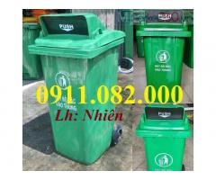 Mẫu thùng rác nhựa phổ biến- thùng rác 120L 240L 660L giá rẻ-