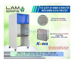 Tủ cấy vi sinh hai người đối diện cửa trượt