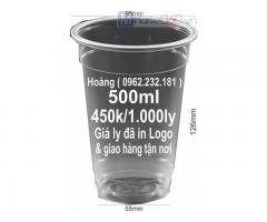 Ly 500ml đã in giá 450k