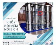 Khớp nối mềm inox công nghiệp, khớp nối chống rung máy phát, khớp nối mềm inox chịu nhiệt, khớp nối mềm kim loại bọc inox 304