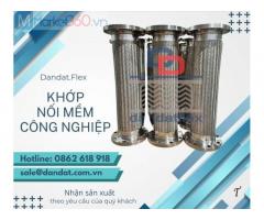 Khớp nối mềm inox công nghiệp, khớp nối chống rung máy phát, khớp nối mềm inox chịu nhiệt, khớp nối mềm kim loại bọc inox 304