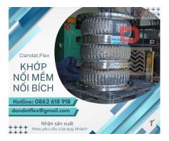 Khớp nối mềm nối bích, khớp nối mềm máy nén khí, ống mềm inox chịu nhiệt, ống chôn bê tông, ống bellow inox chịu nhiệt, khớp nối chống rung máy bơm