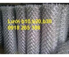 Lưới b10, lưới b20, lưới b30 mạ kẽm kích thước 1mx10m,1mx5m