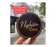 Mua bán đế lót cốc quán cafe,nhà hàng in logo thương hiệu theo yêu cầu giá rẻ