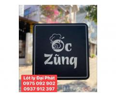 Mua bán đế lót cốc quán cafe,nhà hàng in logo thương hiệu theo yêu cầu giá rẻ