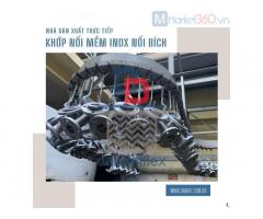 Khớp nối mềm inox 304, ống mềm kim loại, khớp nối mềm mặt bích