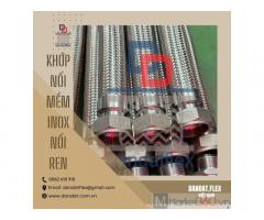 Khớp nối mềm inox 304 nối bích nối ren, ống nối mềm inox chịu nhiệt