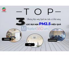 TOP 3 thương hiệu Máy lạnh âm trần có khả năng lọc bụi mịn PM2.5 hiệu quả