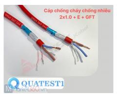 Cáp tín hiệu chống cháy chống nhiễu 2x1.0 + E + GFT