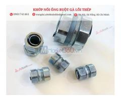 Phụ kiện đầu nối ống ruột gà lõi thép bọc nhựa