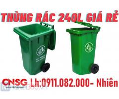 Địa chỉ mua thùng rác NHỰA 120L 240L 660L uy tín giá rẻ tại cần thơ-