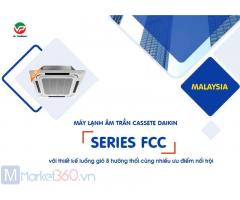 Máy lạnh âm trần DAIKIN FCC luồng gió 8 hướng thổi + ưu điểm nổi trội