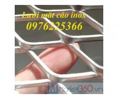 Lưới mắt cáo inox 304 dày 1mm, 2mm, 3mm, 4mm, 5mm