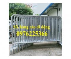 Hàng rào sắt chắn lối đi khổ 1m x 2m