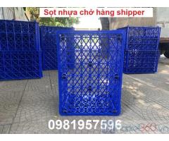 Sọt nhựa chở hàng xe máy, sọt đựng hàng shipper, giỏ đựng hàng shipper, sọt nhựa shipper,