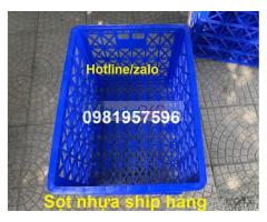 Sọt nhựa chở hàng xe máy, sọt đựng hàng shipper, giỏ đựng hàng shipper, sọt nhựa shipper,