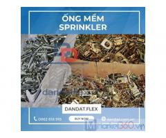 Ống mềm chữa cháy,ống mềm nối đầu phun cứu hỏa, ống mềm sprinkler dùng trong PCCC, dây nối mềm inox cho sprinkler