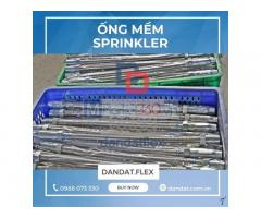 Ống mềm chữa cháy,ống mềm nối đầu phun cứu hỏa, ống mềm sprinkler dùng trong PCCC, dây nối mềm inox cho sprinkler