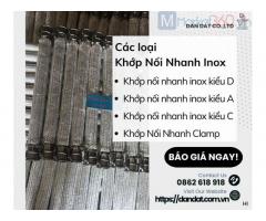 Khớp Nối Nhanh Inox - Khớp Nối Nhanh Inox Kiểu D - Khớp Nối Nhanh Đầu Cái Ren Trong - Kiểu D