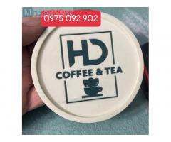 Xưởng bán lót cốc quán cafe giá rẻ, làm đế lót ly theo yêu cầu