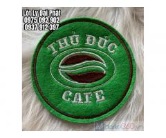 Làm đế lót ly in logo thương hiệu quán cafe,nhà hàng