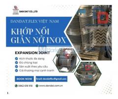 Khớp nối giãn nở inox nối bích thép JIS 10K DN150, Ống bù trừ giãn nở, Khớp chống rung