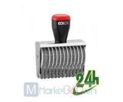 Dấu số 10 số cao 7mm colop 07010 kích thước 7x66mm