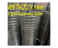 Lưới thép mạ kẽm ô vuông 25x25, 30x30, 35x35, 50x50